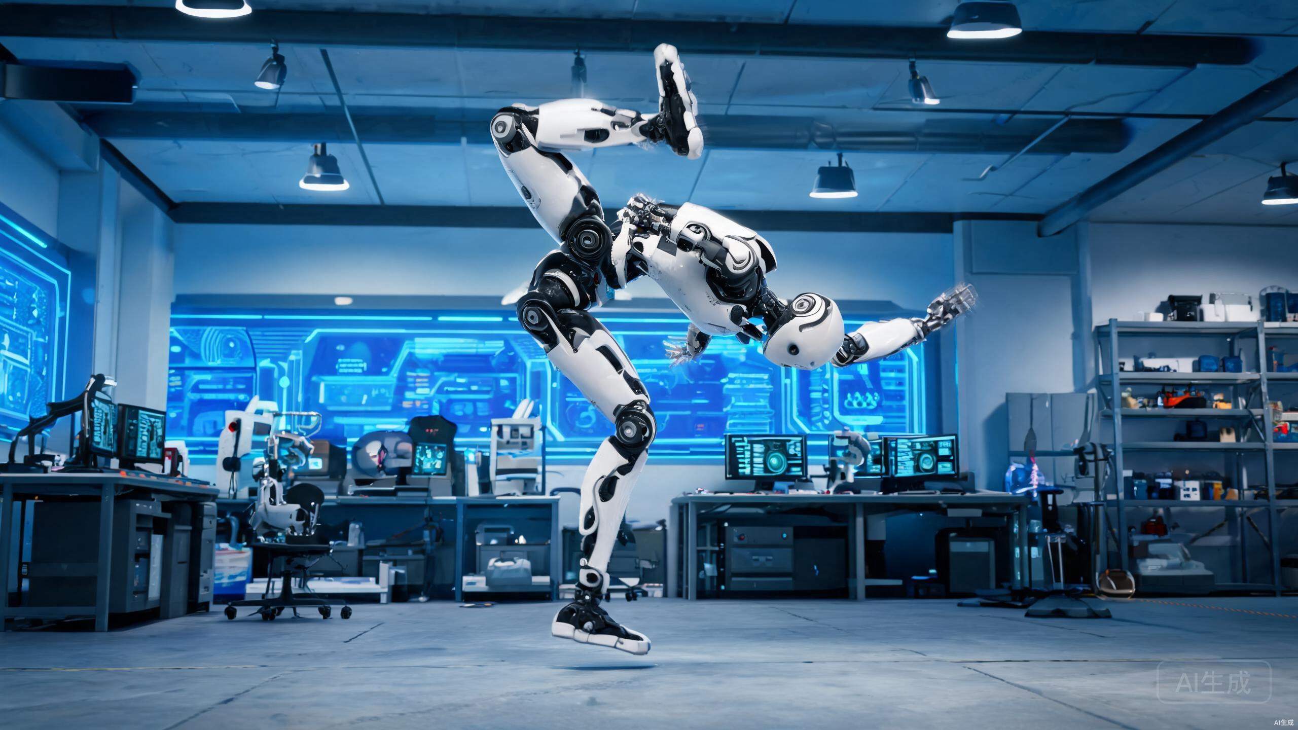 Unitree H1 humanoid Robot Lands a Perfect Standing Backflip
